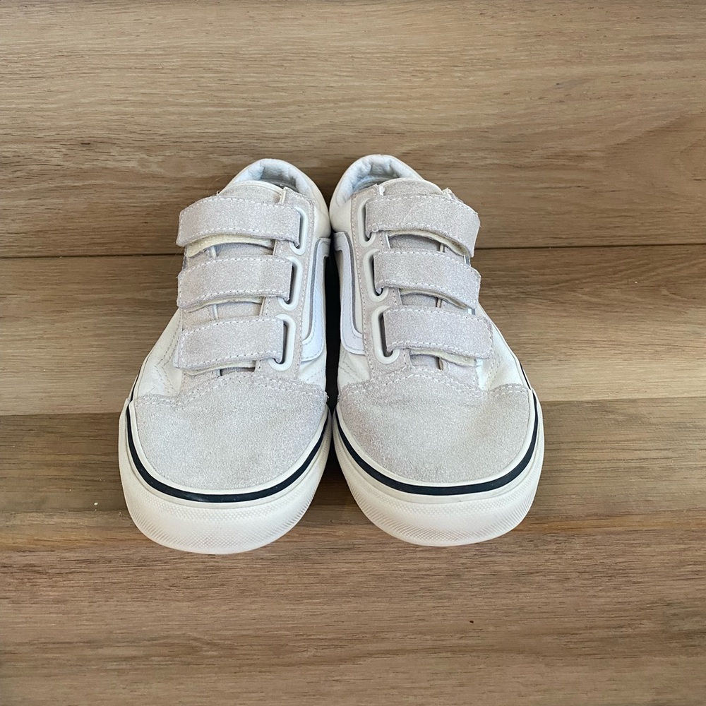 White Vans, women’s size 8